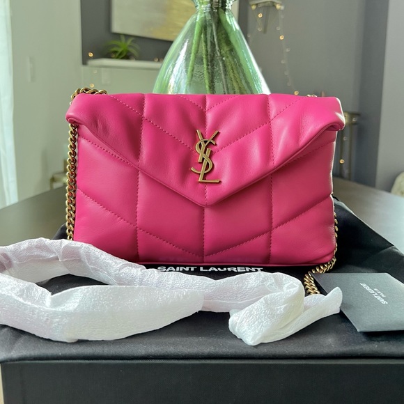 Saint Laurent Handbags - ‼️LAST ONE New Saint Laurent Lou Puffer Mini Toy Leather Shoulder Bag